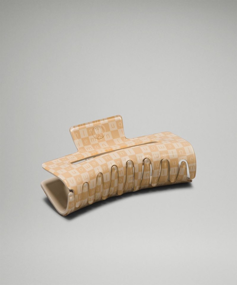 Lululemon Extra Large Claw Hair Clip Bone / Trench Online Outlet Sale
