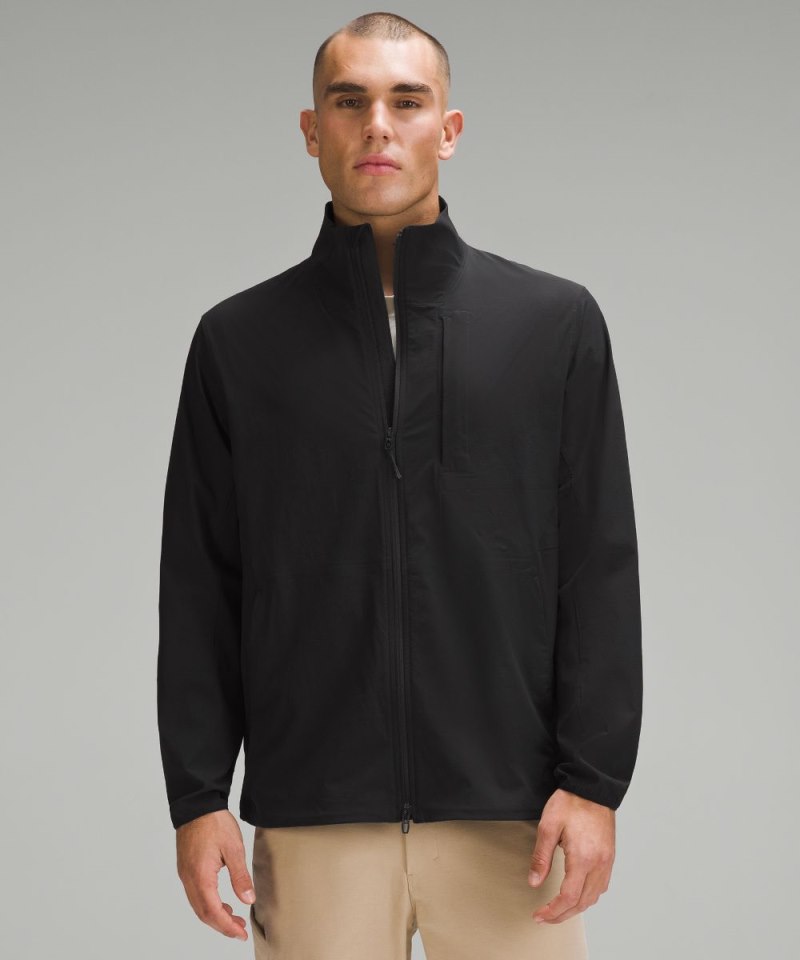 Lululemon Sojourn Windbreaker Jacket Black Online Outlet Sale