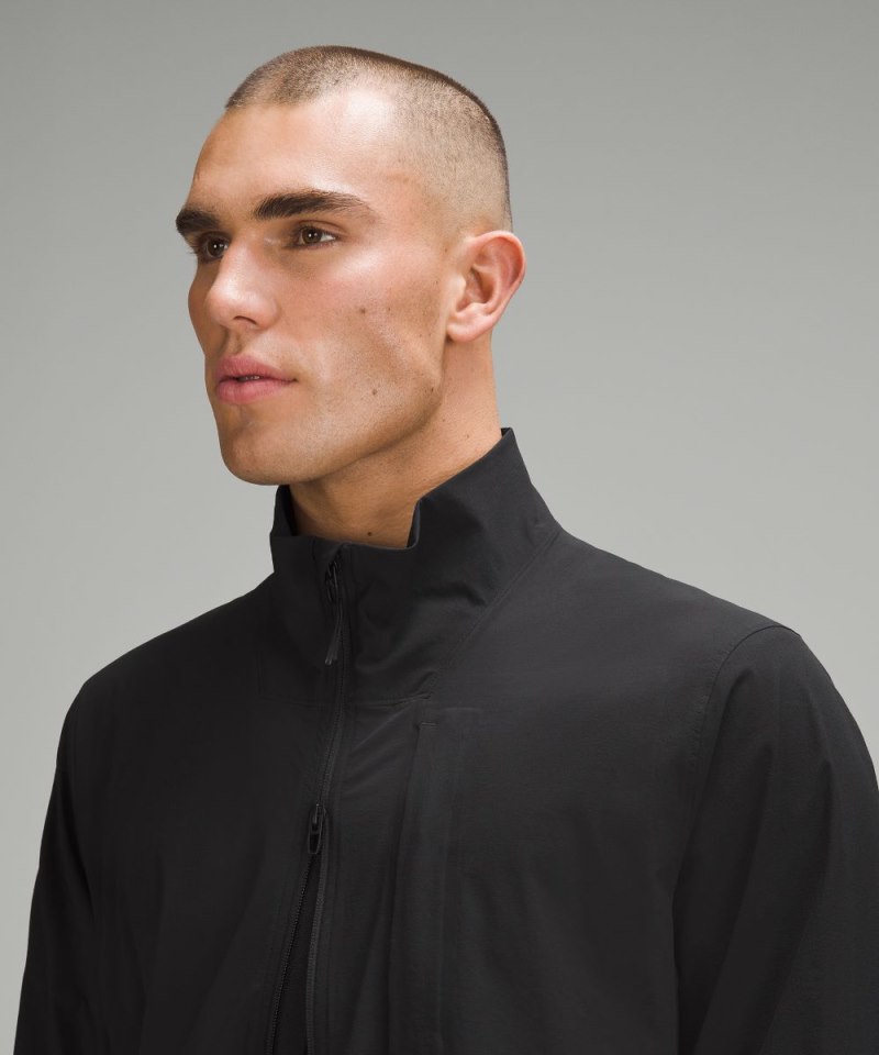 Lululemon Sojourn Windbreaker Jacket Black Online Outlet Sale