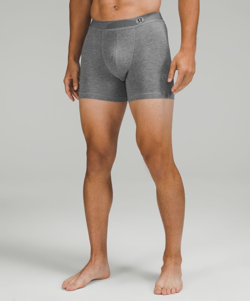 Lululemon Always In Motion Mesh Boxer 5" *3 Pack Black / Heathered Core Medium Grey / True Navy Online Outlet Sale