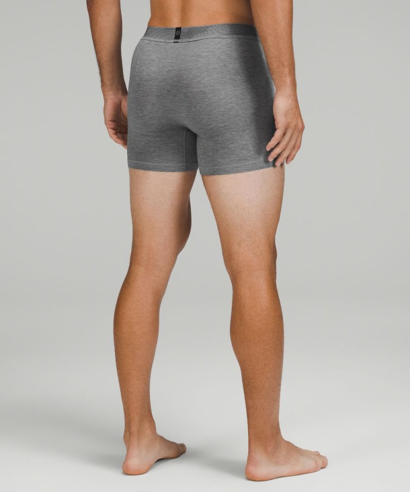 Lululemon Always In Motion Mesh Boxer 5" *3 Pack Black / Heathered Core Medium Grey / True Navy Online Outlet Sale