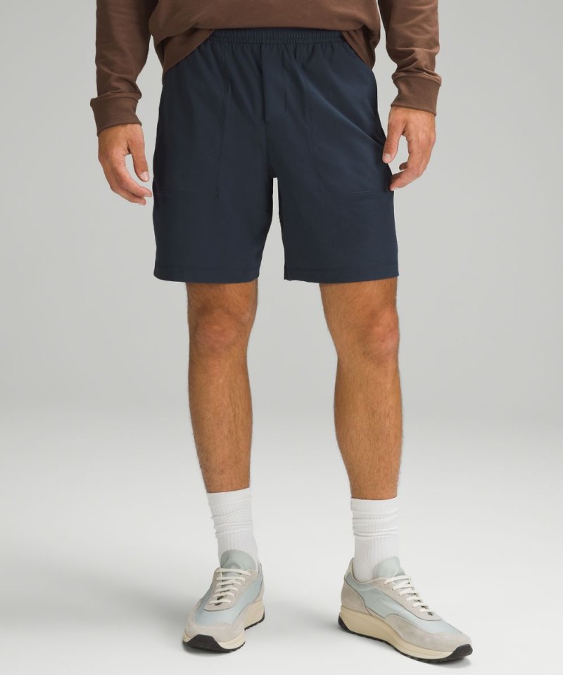 Lululemon Bowline Short 8" *Stretch Ripstop True Navy Online Outlet Sale