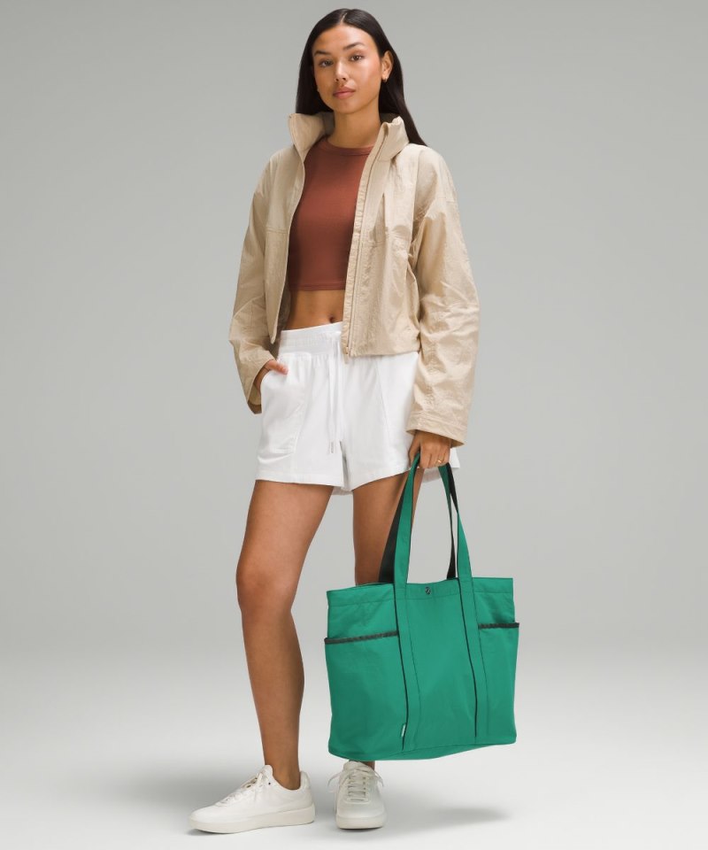 Lululemon Daily Multi-Pocket Tote Bag 20L Cascadia Green / Legacy Green Online Outlet Sale