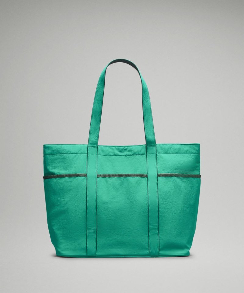 Lululemon Daily Multi-Pocket Tote Bag 20L Cascadia Green / Legacy Green Online Outlet Sale