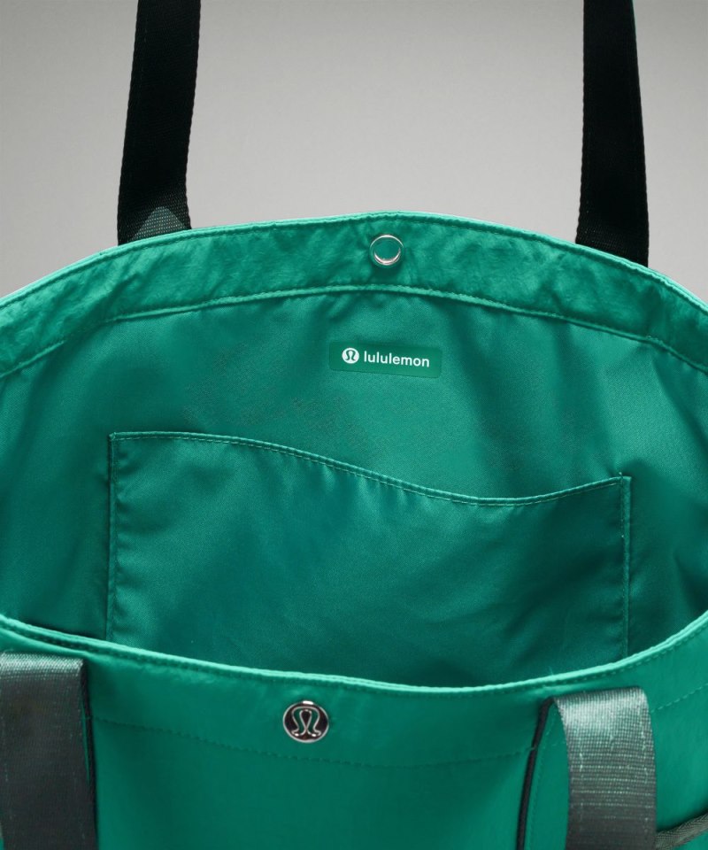 Lululemon Daily Multi-Pocket Tote Bag 20L Cascadia Green / Legacy Green Online Outlet Sale