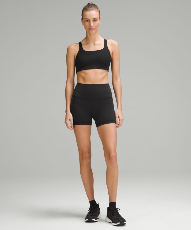 Lululemon Wunder Train High-Rise Short 4" Black Online Outlet Sale