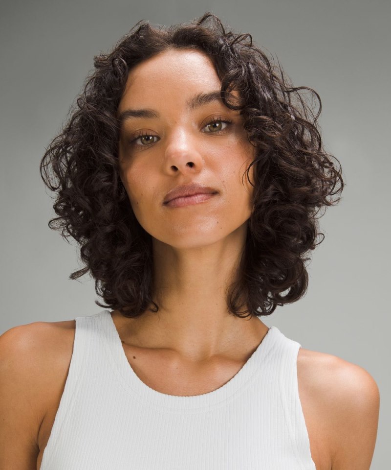 Lululemon Ribbed Softstreme Cropped Tank Top Light Vapor Online Outlet Sale