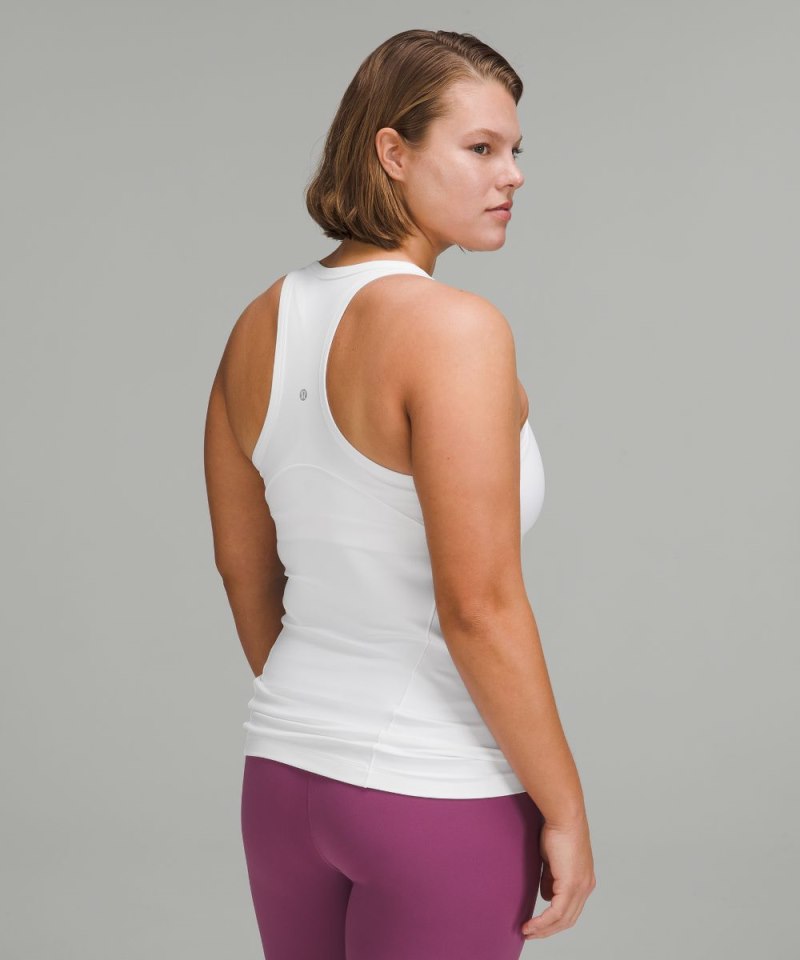 Lululemon lululemon Align™ Hip-Length Racerback Tank Top White Online Outlet Sale