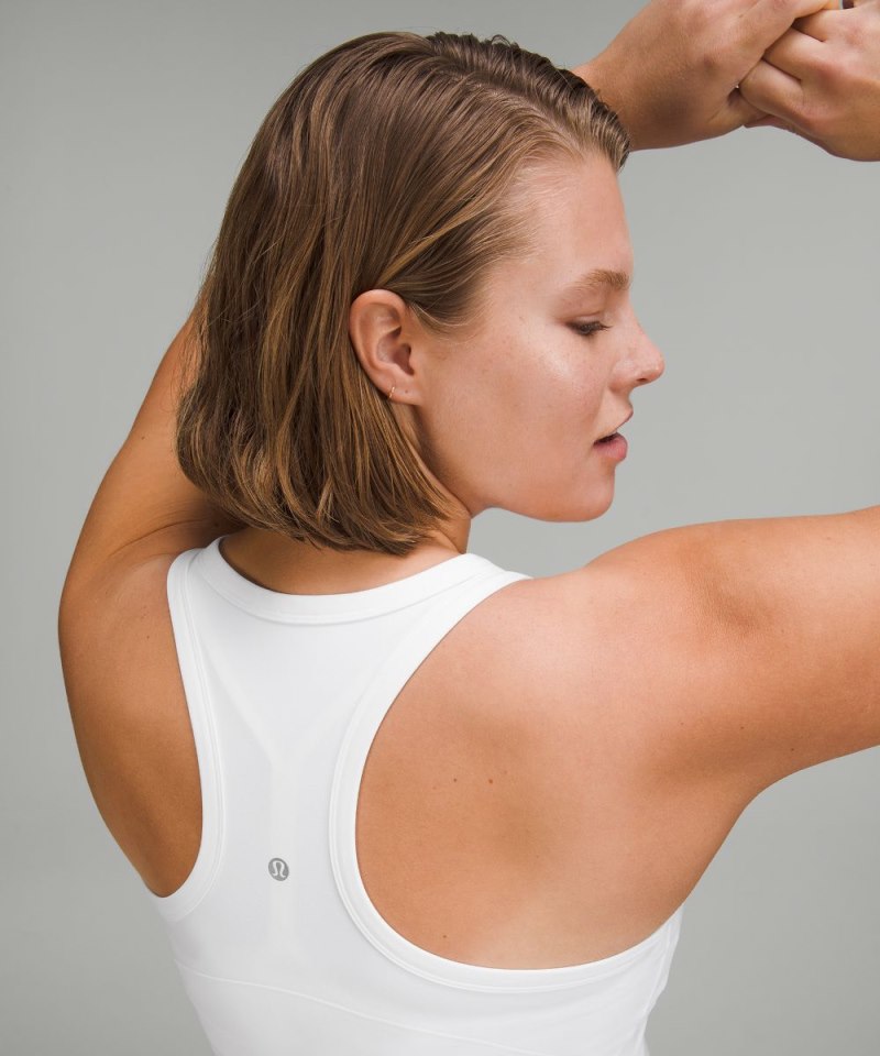 Lululemon lululemon Align™ Hip-Length Racerback Tank Top White Online Outlet Sale