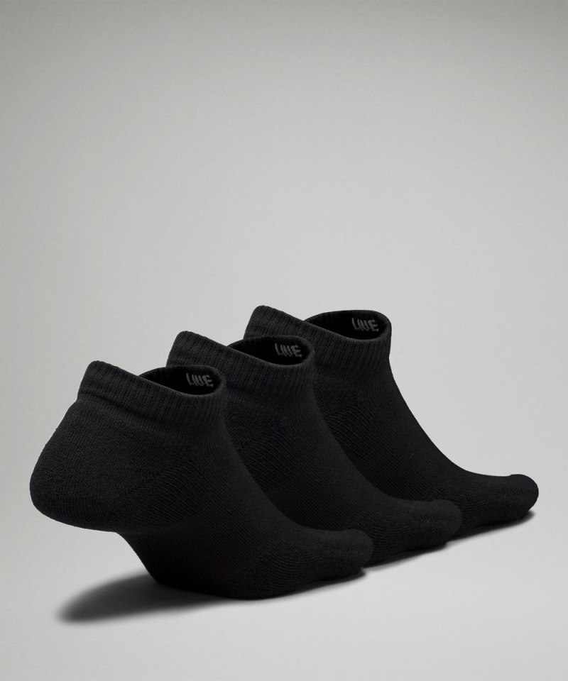 Lululemon Women's Daily Stride Comfort Low-Ankle Socks *3 Pack Black Online Outlet Sale