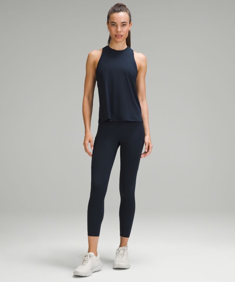 Lululemon Ultralight Hip-Length Tank Top True Navy Online Outlet Sale