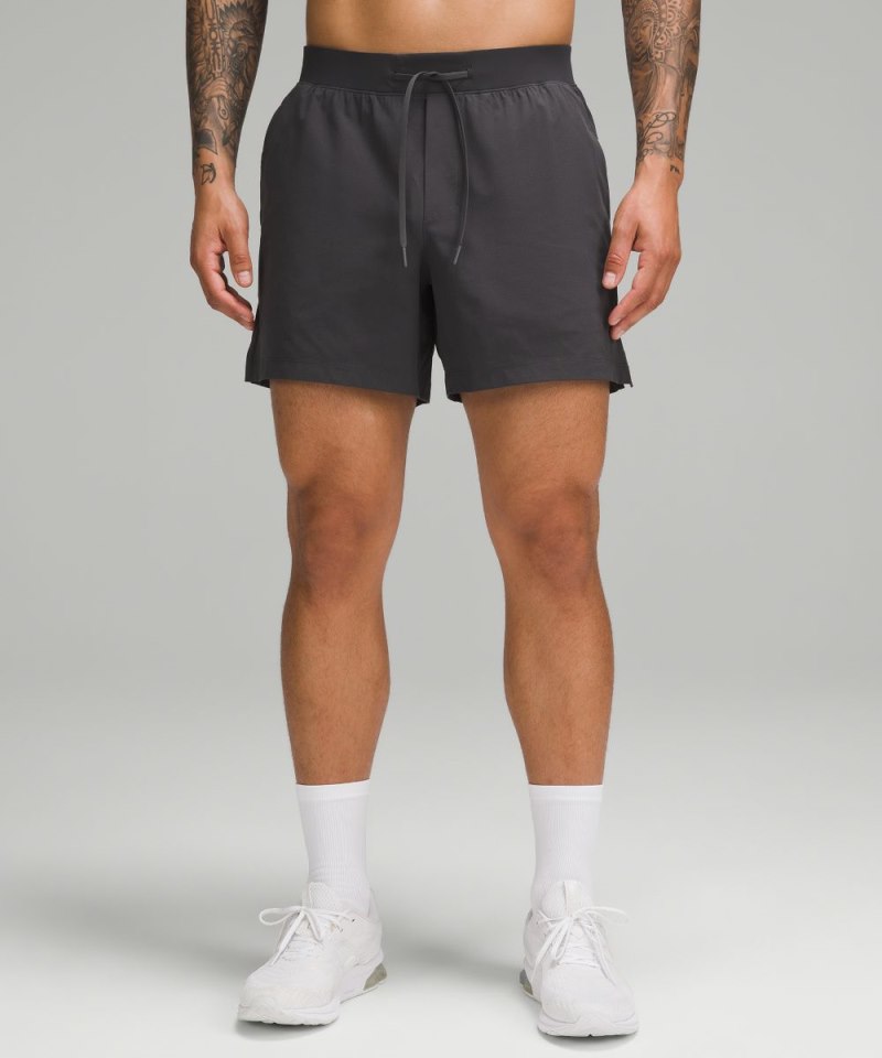 Lululemon Zeroed In Linerless Short 5" Graphite Grey Online Outlet Sale