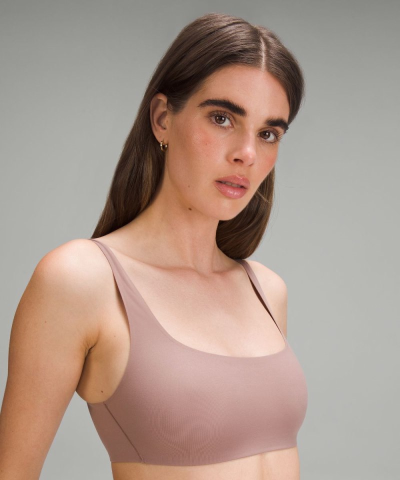 Lululemon Wundermost Ultra-Soft Nulu Scoop-Neck Bralette A–D Cups Twilight Rose Online Outlet Sale