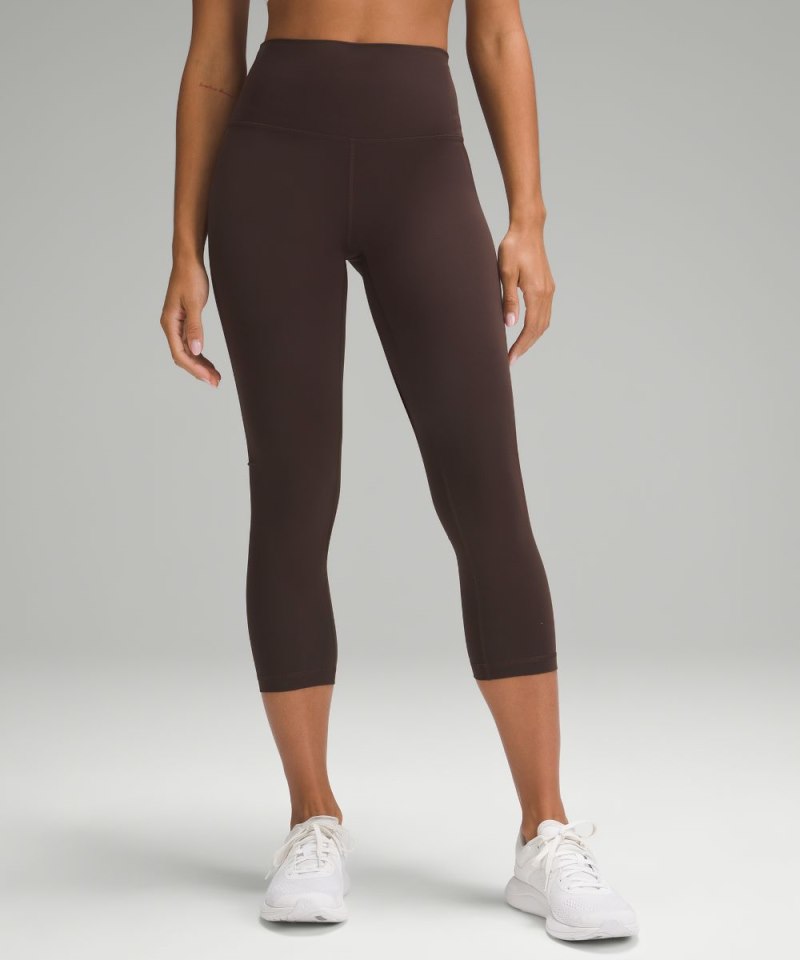 Lululemon Wunder Train High-Rise Crop 23" Espresso (not available) Online Outlet Sale