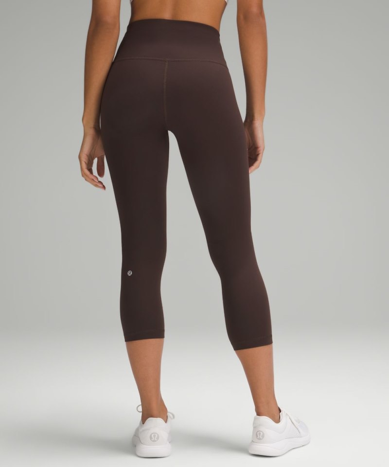 Lululemon Wunder Train High-Rise Crop 23" Espresso (not available) Online Outlet Sale