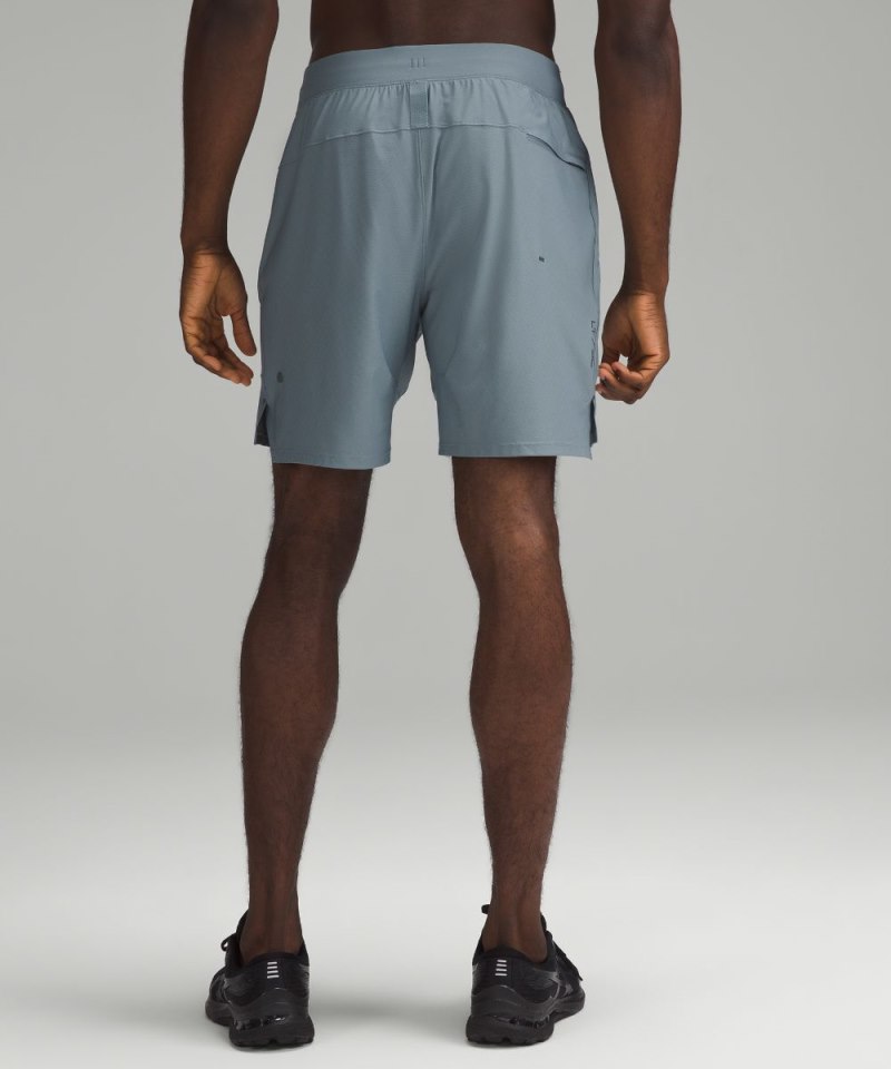 Lululemon License to Train Linerless Short 7" *Pique Belgian Blue Online Outlet Sale