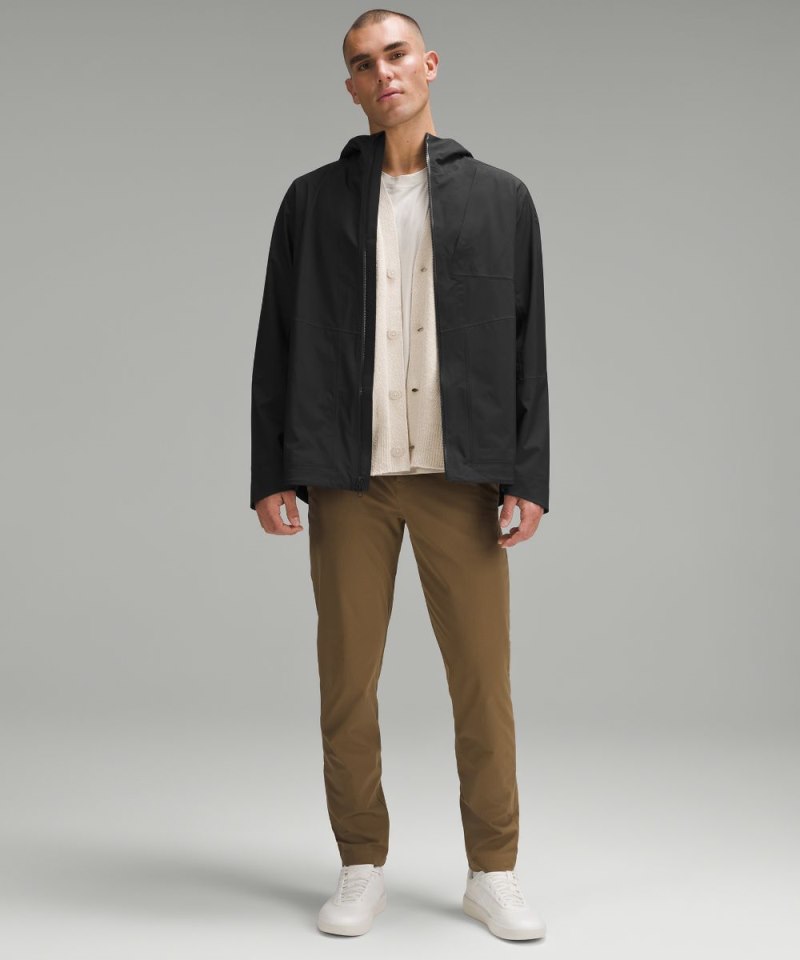 Lululemon Waterproof Full-Zip Rain Jacket Black Online Outlet Sale