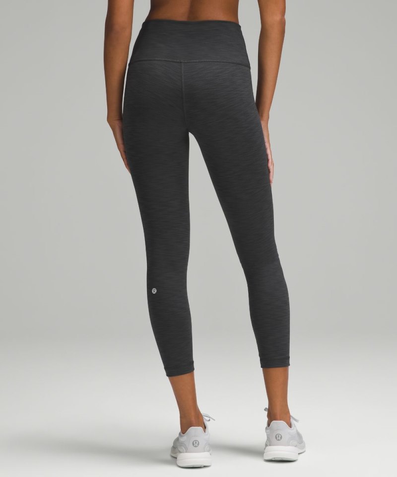 Lululemon Wunder Train High-Rise Tight 25" Heathered Graphite Grey Online Outlet Sale