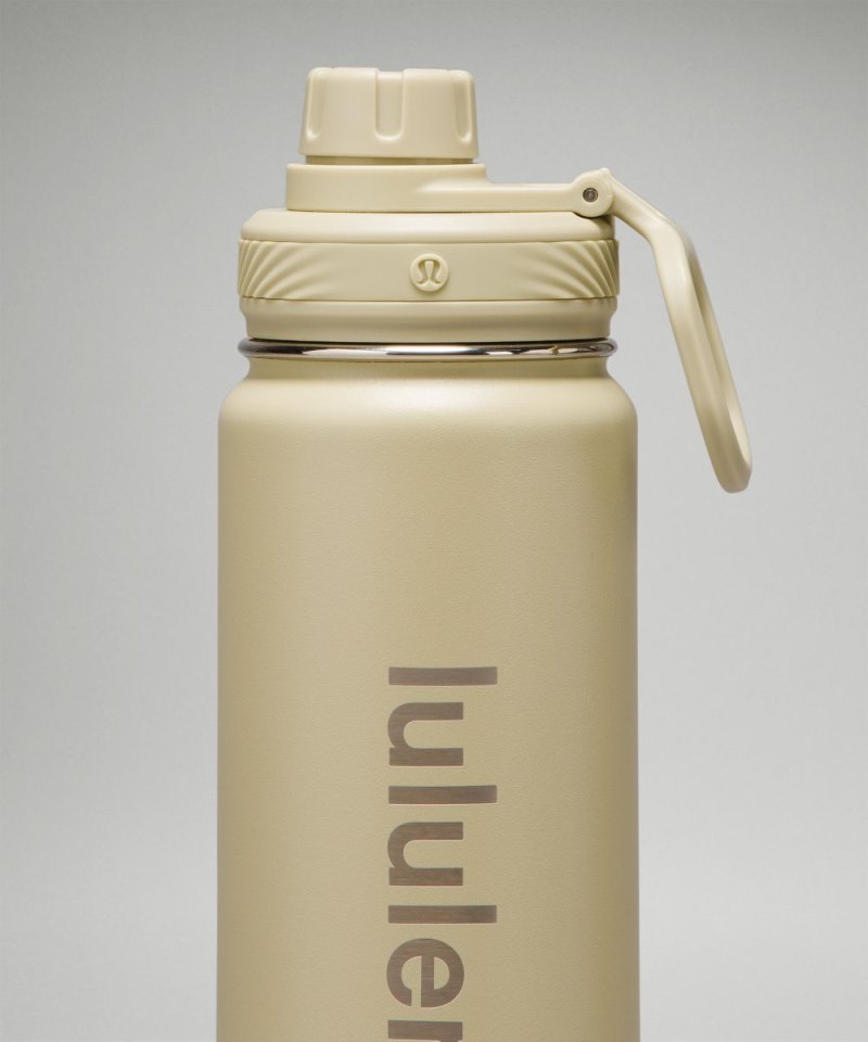 Lululemon Back to Life Sport Bottle 24oz Compass Khaki Online Outlet Sale