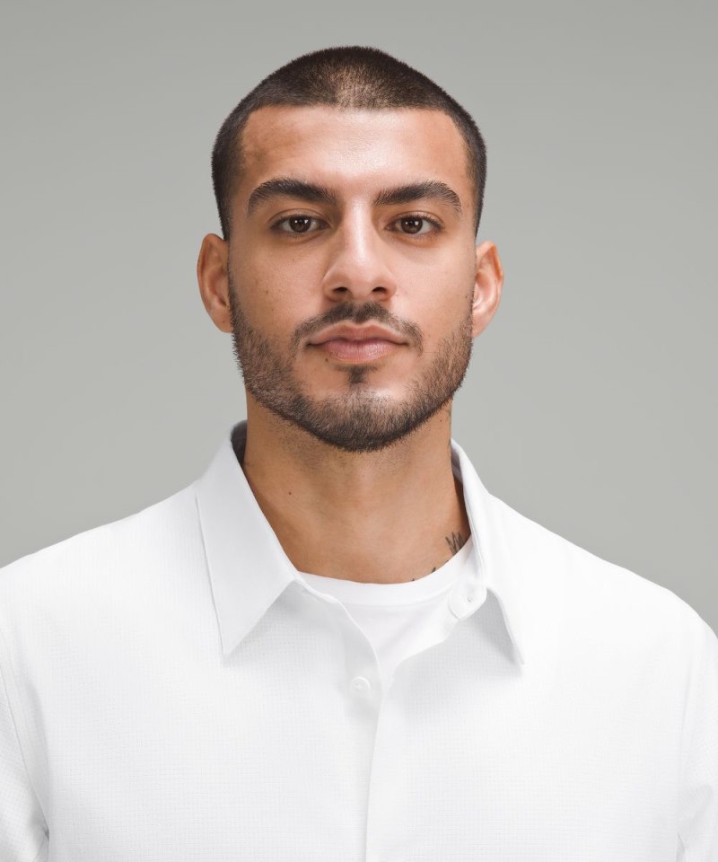 Lululemon Airing Easy Short-Sleeve Shirt Bright White Online Outlet Sale