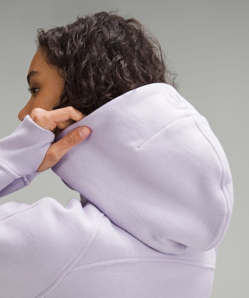 Lululemon Scuba Oversized Hoodie Lilac Ether Online Outlet Sale