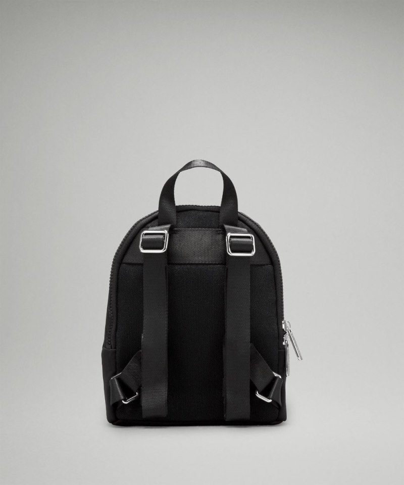 Lululemon Knit Nylon Micro Backpack 4L Black Online Outlet Sale