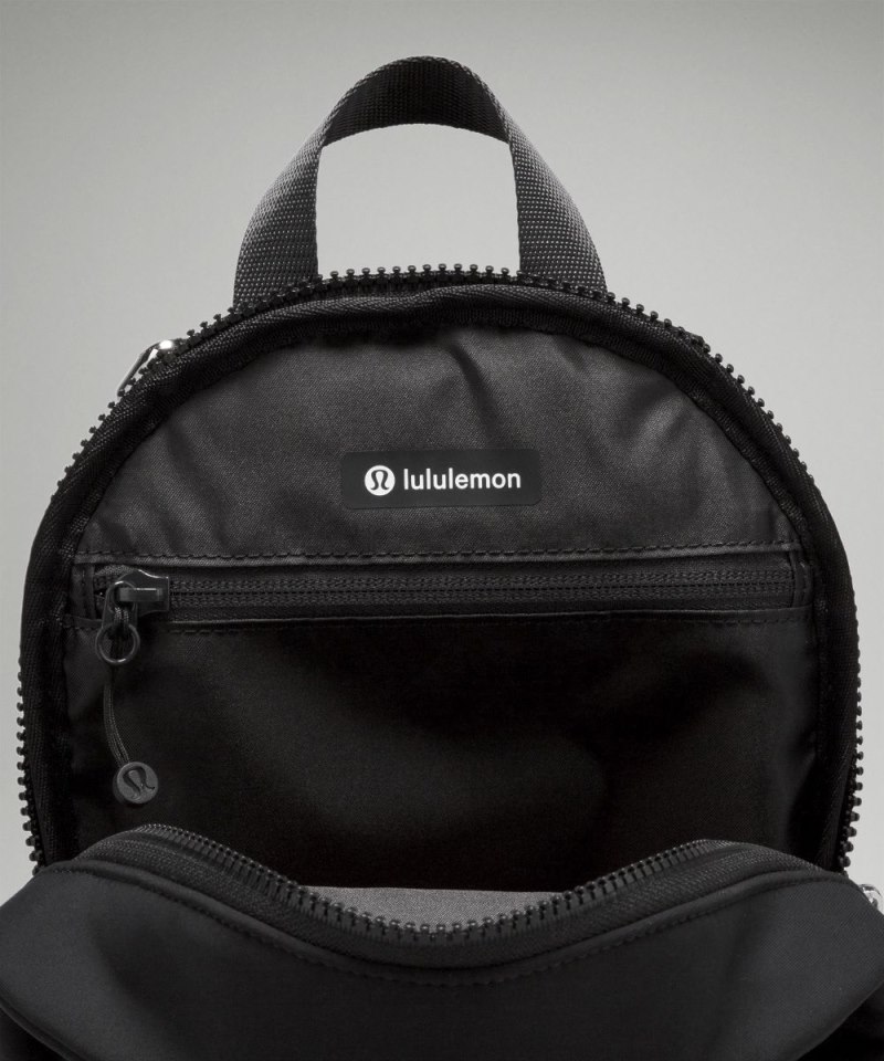Lululemon Knit Nylon Micro Backpack 4L Black Online Outlet Sale