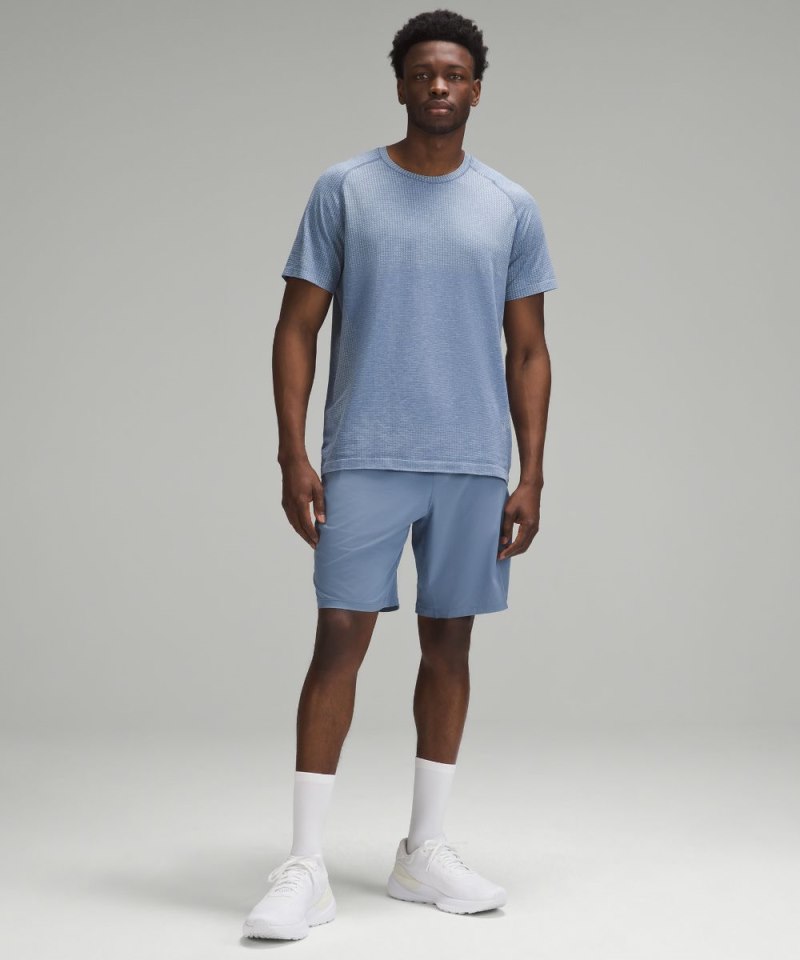 Lululemon Metal Vent Tech Short-Sleeve Shirt *Updated Fit Sundance / Oasis Blue Online Outlet Sale