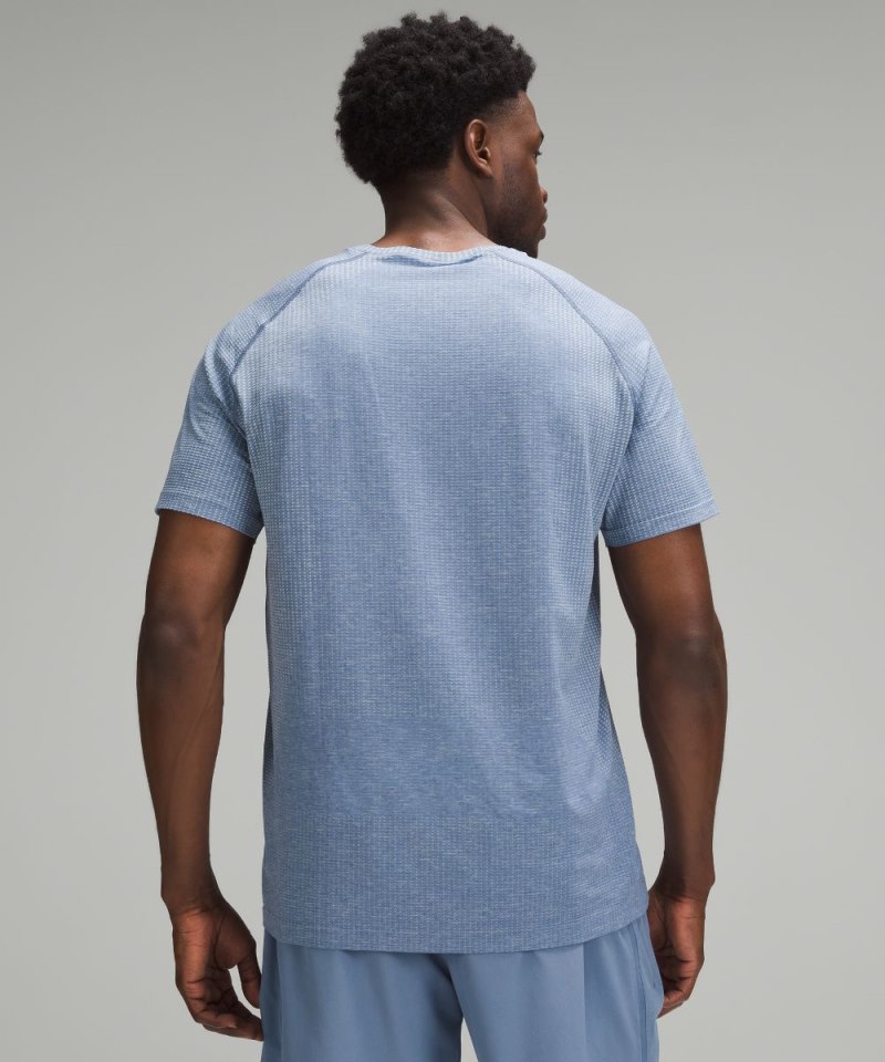 Lululemon Metal Vent Tech Short-Sleeve Shirt *Updated Fit Sundance / Oasis Blue Online Outlet Sale
