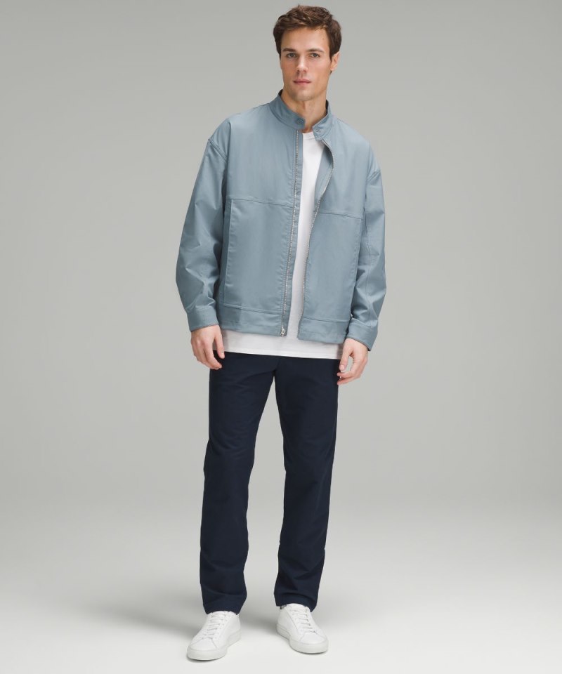 Lululemon Smooth Twill Full-Zip Jacket Belgian Blue Online Outlet Sale
