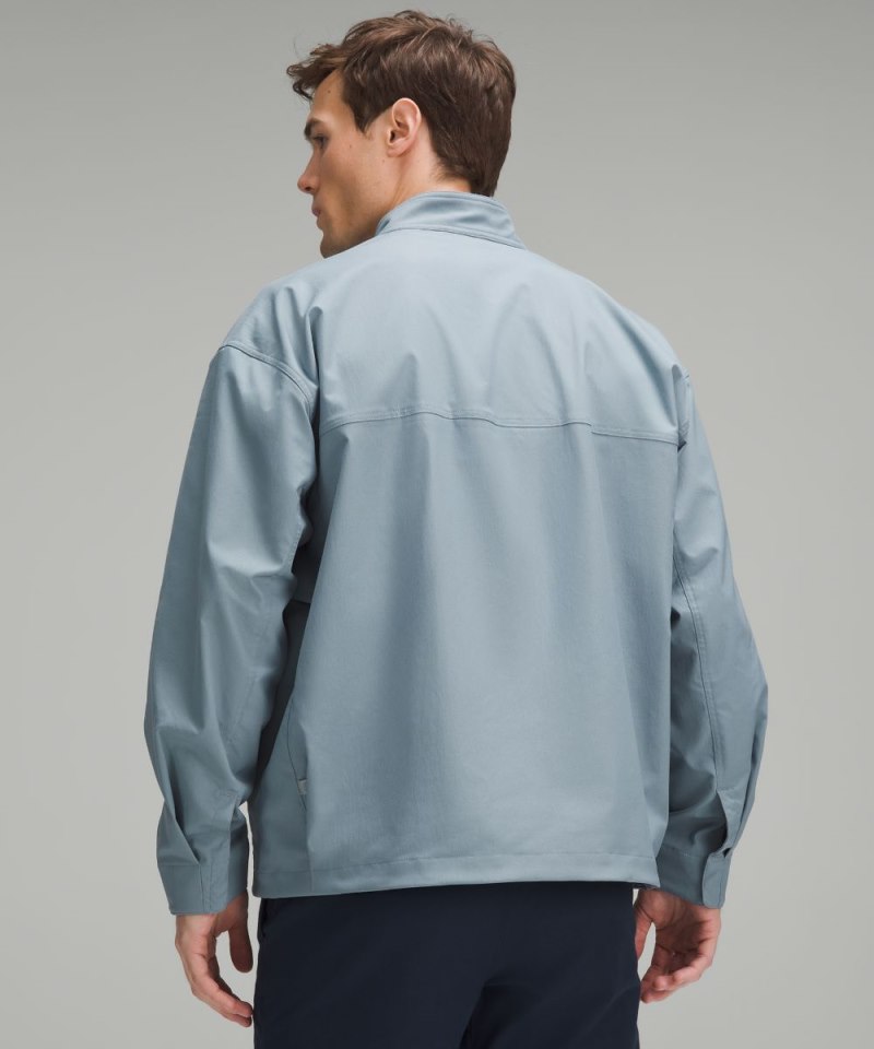 Lululemon Smooth Twill Full-Zip Jacket Belgian Blue Online Outlet Sale