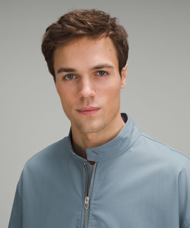 Lululemon Smooth Twill Full-Zip Jacket Belgian Blue Online Outlet Sale