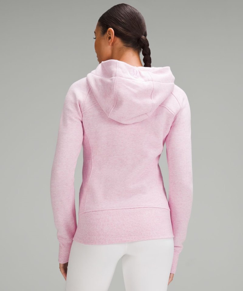 Lululemon Scuba Full-Zip Hoodie Heathered Vitapink Online Outlet Sale
