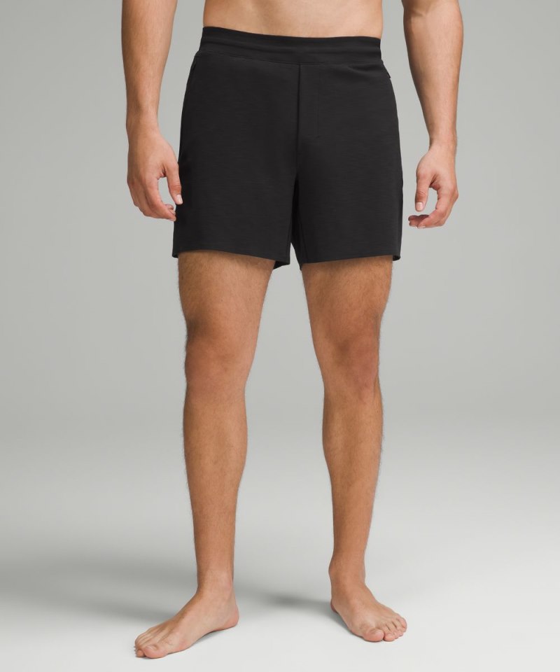 Lululemon Balancer Short 6" Heathered Black Online Outlet Sale
