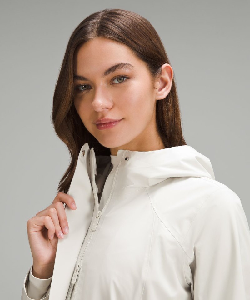 Lululemon Rain Rebel Jacket Bone Online Outlet Sale