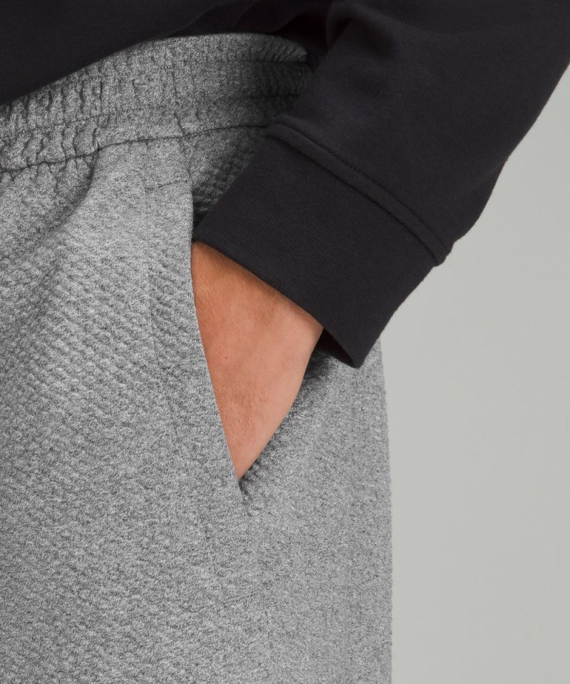 Lululemon Textured Double-Knit Cotton Jogger Heathered Medium Grey / Black Online Outlet Sale