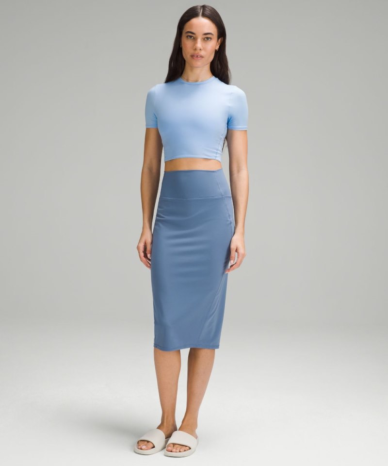 Lululemon Nulu Slim-Fit High-Rise Skirt Oasis Blue Online Outlet Sale