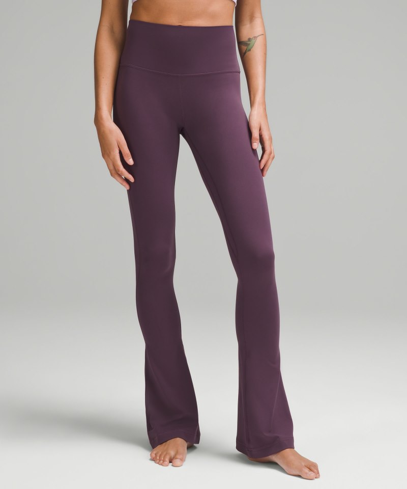 Lululemon lululemon Align™ High-Rise Mini-Flared Pant *Extra Short Grape Thistle Online Outlet Sale