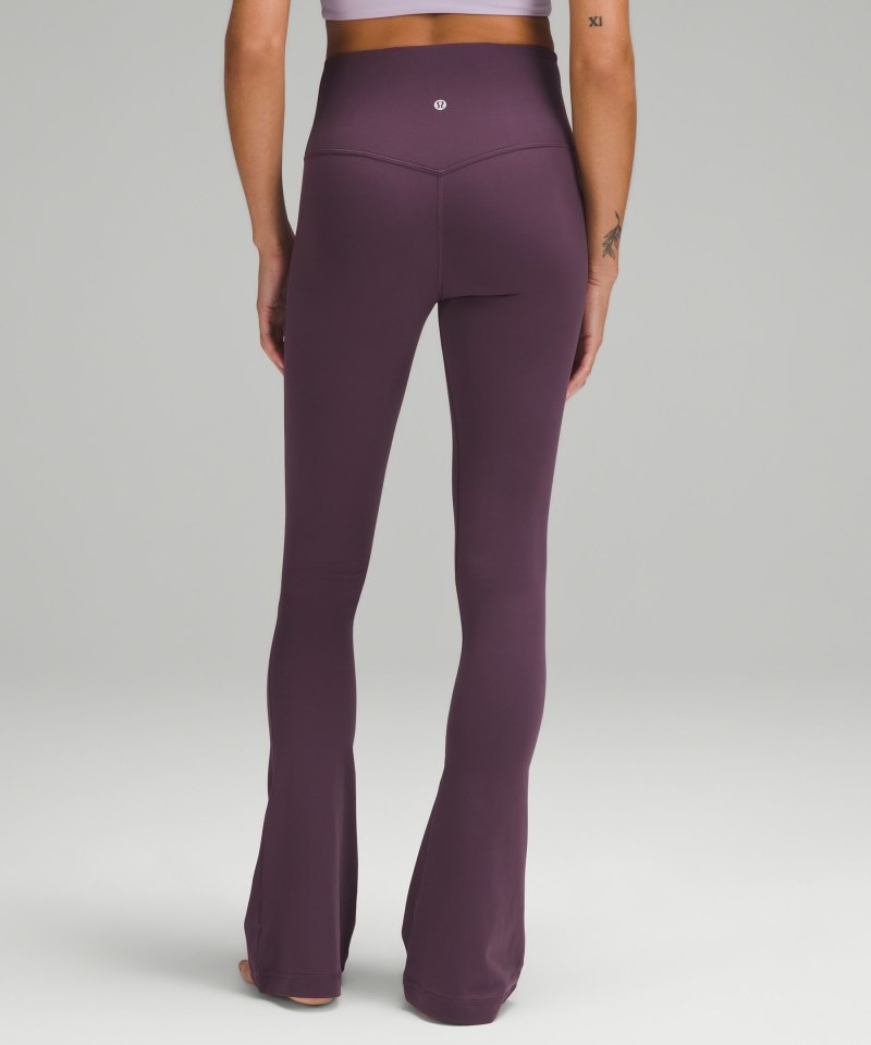 Lululemon lululemon Align™ High-Rise Mini-Flared Pant *Extra Short Grape Thistle Online Outlet Sale