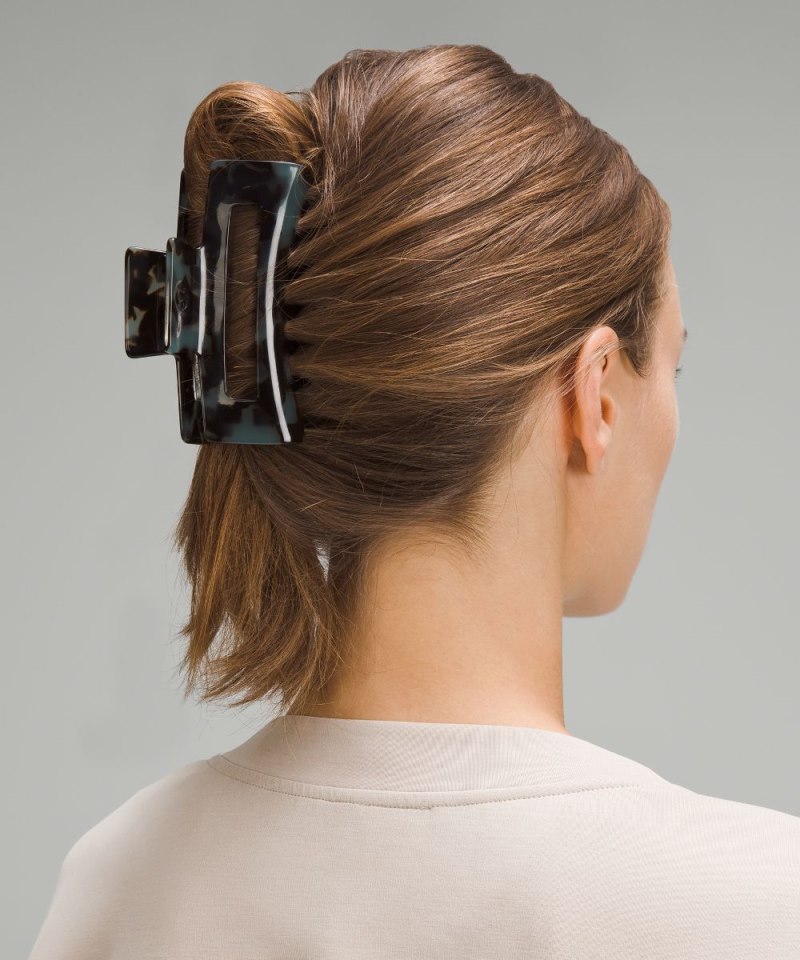 Lululemon Extra Large Claw Hair Clip Cloud Blue / French Press Online Outlet Sale