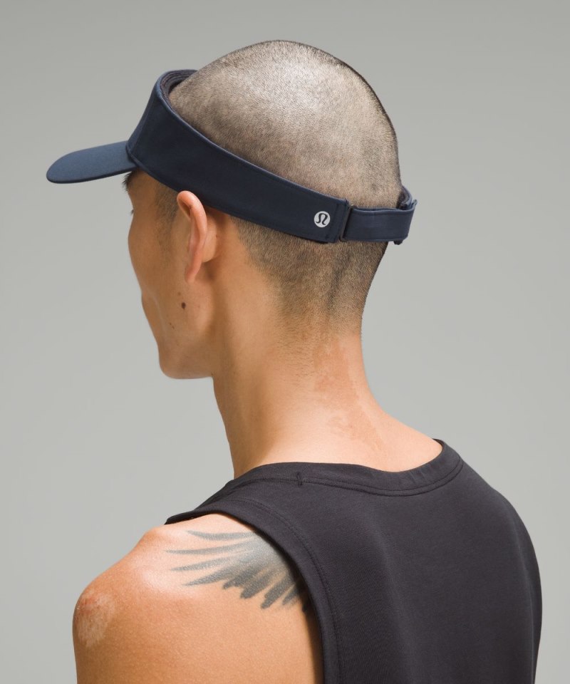 Lululemon Removable Sweatband All-Sport Visor True Navy Online Outlet Sale