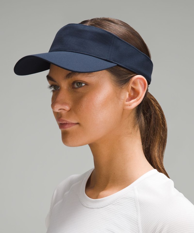 Lululemon Removable Sweatband All-Sport Visor True Navy Online Outlet Sale