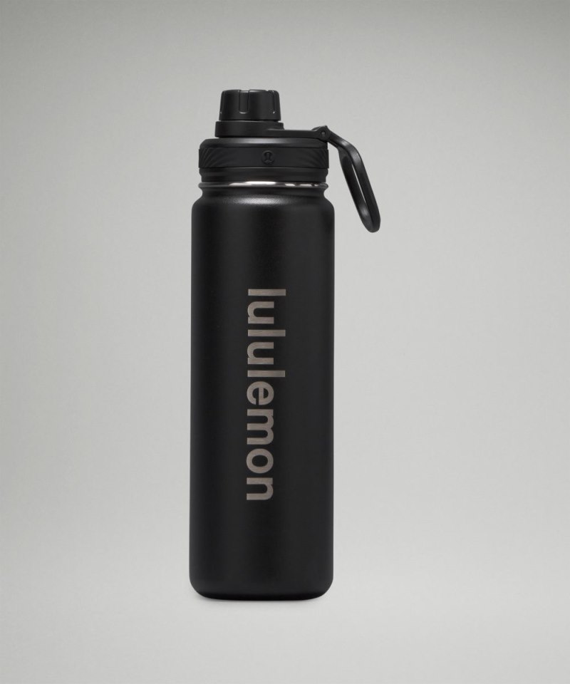 Lululemon Back To Life Sport Bottle 24oz Black Online Outlet Sale
