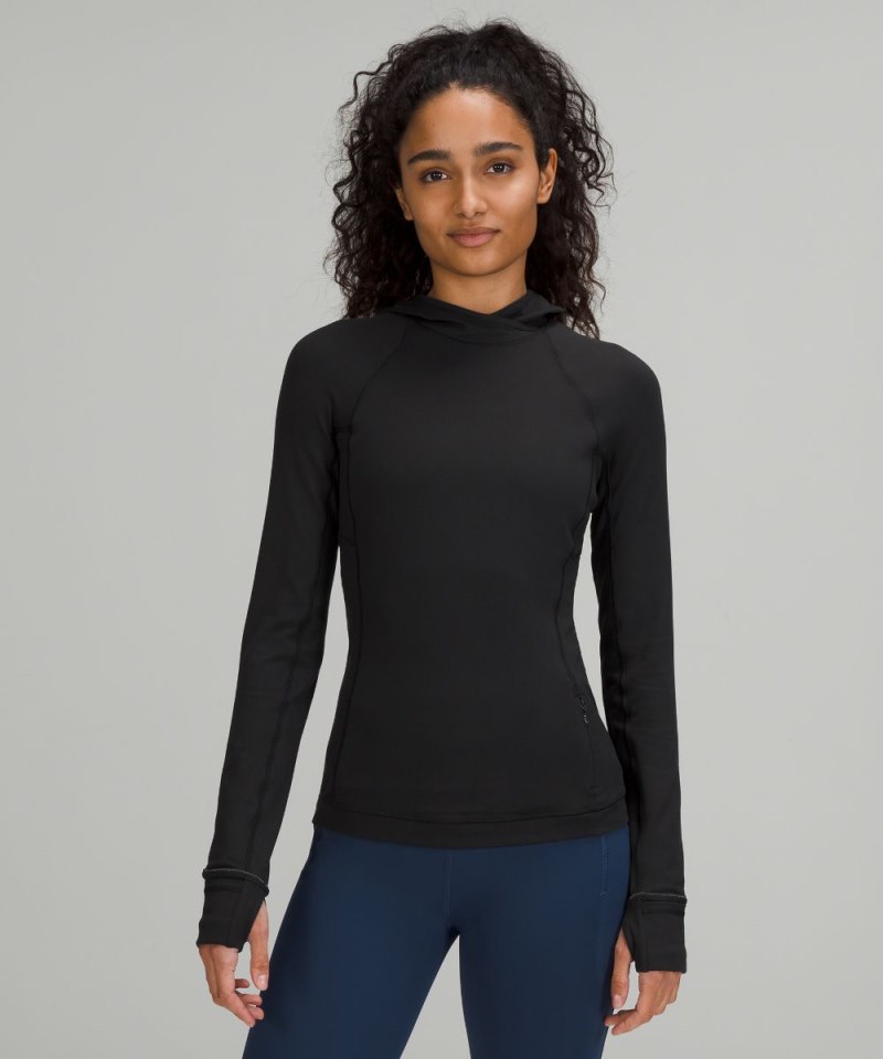 Lululemon It's Rulu Long-Sleeve Hoodie Black Online Outlet Sale