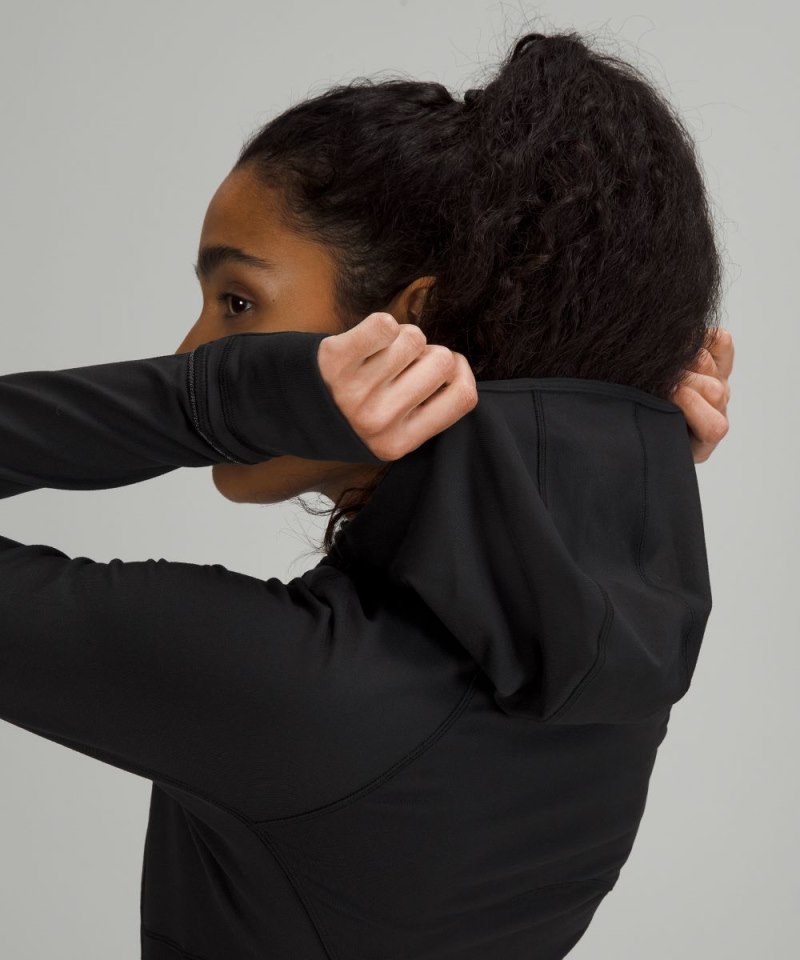 Lululemon It's Rulu Long-Sleeve Hoodie Black Online Outlet Sale