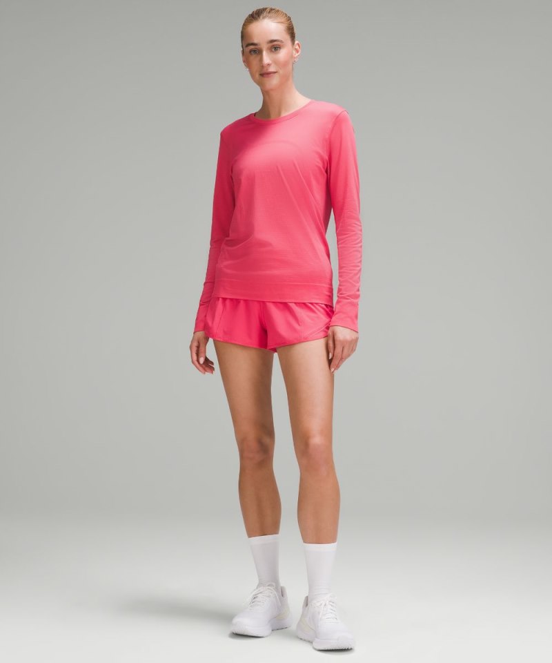 Lululemon Swiftly Relaxed Long-Sleeve Shirt Glaze Pink / Glaze Pink Online Outlet Sale