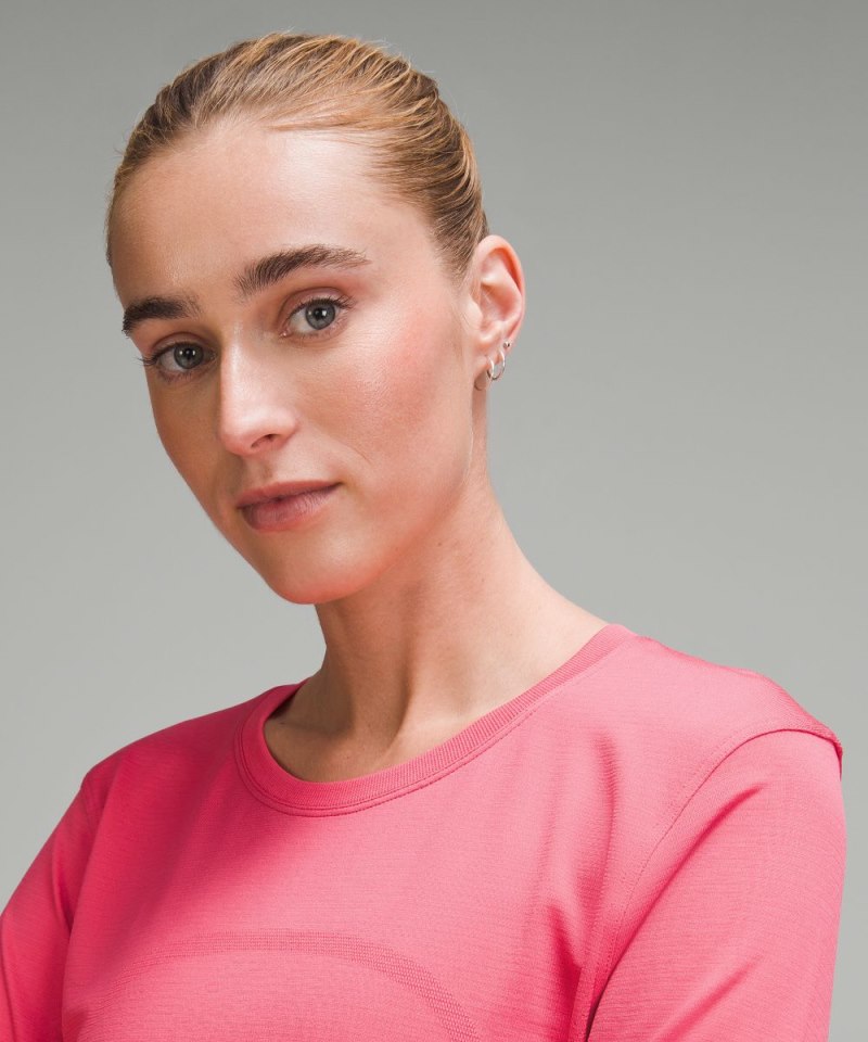 Lululemon Swiftly Relaxed Long-Sleeve Shirt Glaze Pink / Glaze Pink Online Outlet Sale