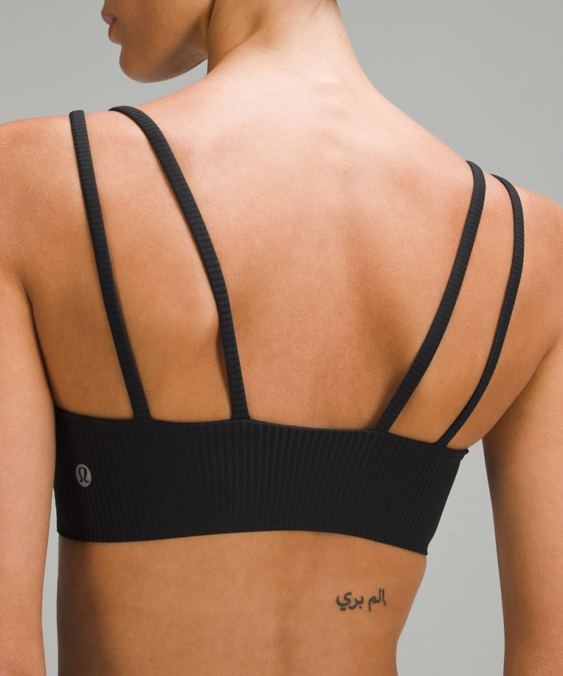 Lululemon Like a Cloud Ribbed Bra *Light Support, B / C Cup Black Online Outlet Sale
