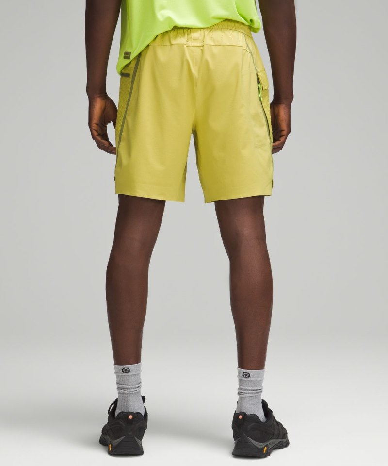 Lululemon Water-Repellent Hiking Short 8" Yellow Pear Online Outlet Sale