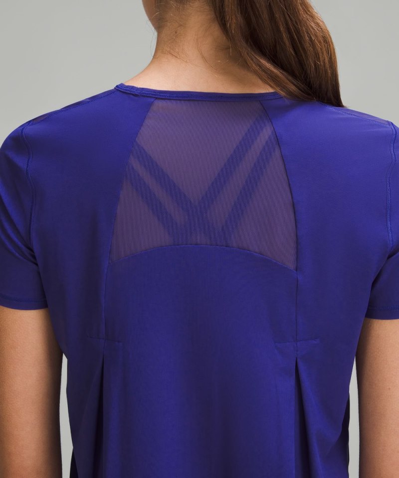 Lululemon Sculpt Short-Sleeve Shirt Larkspur Online Outlet Sale